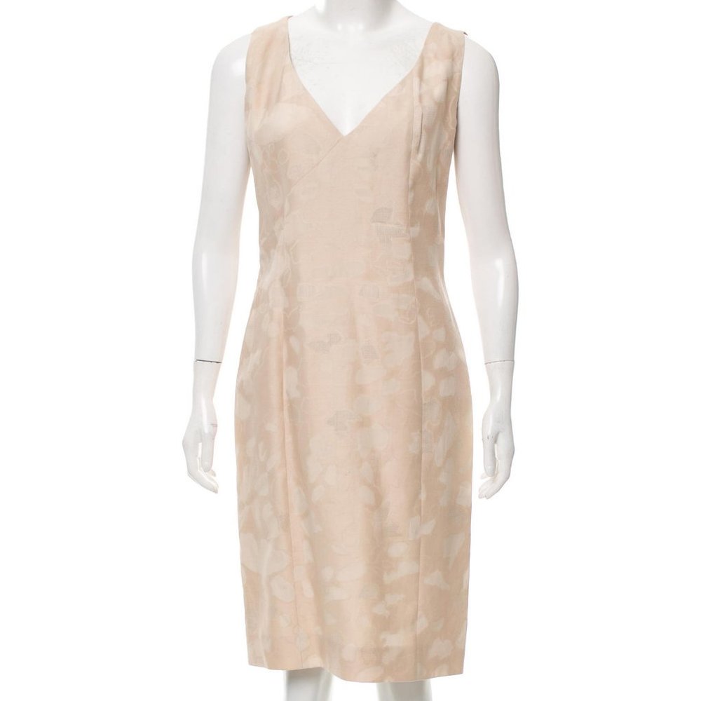 Salvatore Ferragamo Silk Blend Sleeveless Dress